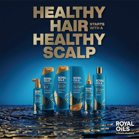 Head and Shoulders Scalp Cream Treatment, Daily Moisture, Anti Dandruff, Royal Oils Collection with Coconut Oil, Scalp Care for Natural and Curly Hair, 5.0 fl oz in Kuwait