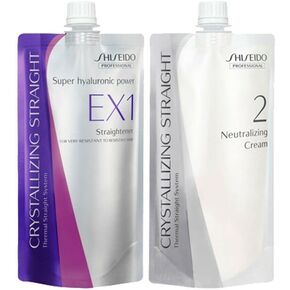 Hair Rebonding Professional Crystallizing Hair Straightener (EX1) + Neutralizing Emulsion (2) Set in Saudi Arabia