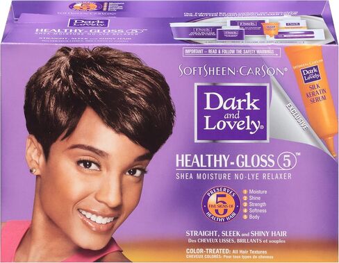 SoftSheen-Carson Dark and Lovely Triple Nourished Silkening No-Lye Relaxer with Shea Butter, Regular in Saudi Arabia