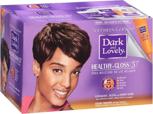 SoftSheen-Carson Dark and Lovely Triple Nourished Silkening No-Lye Relaxer with Shea Butter, Regular in Saudi Arabia