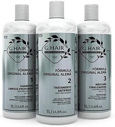 G.HAIR Original Formula Smoothing Keratin Treatment Kit (3 Steps) 33.8oz / 1L in Saudi Arabia