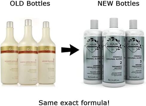 G.HAIR Original Formula Smoothing Keratin Treatment Kit (3 Steps) 33.8oz / 1L in Saudi Arabia