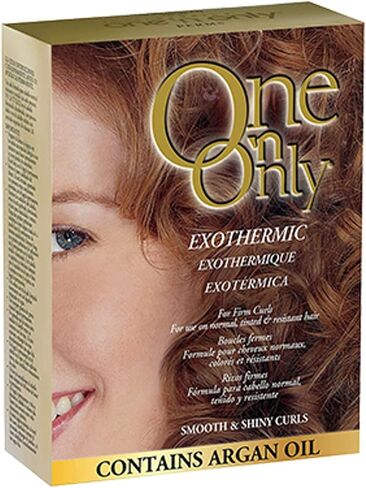 One 'n Only Exothermic Perm with Argan Oil for Firm Curls, Self-Heating Formula for Client Comfort, Ensures Shine and Manageability, Eliminates Perm Odor in Saudi Arabia