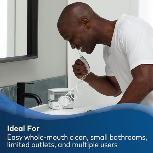 Waterpik ION Professional Cordless Water Flosser Teeth Cleaner Rechargeable and Portable, Black, 1 Count in Saudi Arabia
