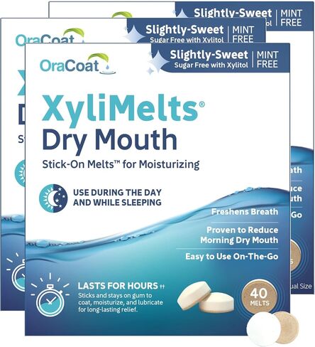 Orahealth XyliMelts Mint-Free Discs - 40 discs, Pack of 3 in Saudi Arabia