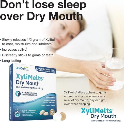 Orahealth XyliMelts Mint-Free Discs - 40 discs, Pack of 3 in Saudi Arabia