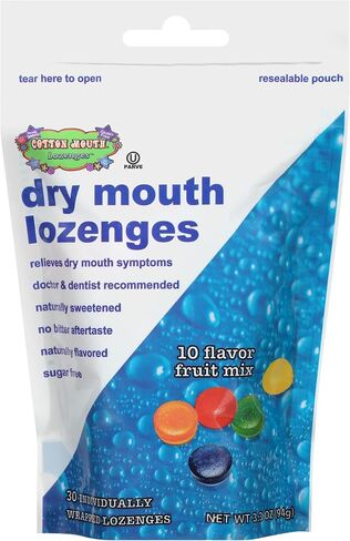 Cotton Mouth Dry Lozenges Mix Bag, Fruit, 30 Count in Saudi Arabia