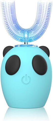 فرشاة أسنان كهربائية بالموجات فوق الصوتية من شنوكر، فرشاة أسنان كهربائية للأطفال بالموجات فوق الصوتية موديل جديد، فرشاة أسنان للتبييض من النوع U، سرعة تروس IPX7.4، 7-15 سنة (اللون الأزرق) in Kuwait