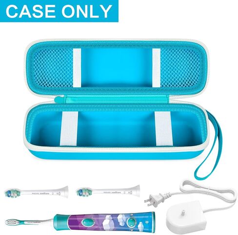 حقيبة سفر لفرشاة الأسنان متوافقة مع فرشاة الأسنان الكهربائية Philips Sonicare بروتكتيف كلين 4100 6100 5100 6500 7500/ لفرشاة الأسنان الكهربائية Oral-B Pro 1000 5000 7500 7000 6000 9600. حقيبة حامل تخزين للملحقات in Kuwait