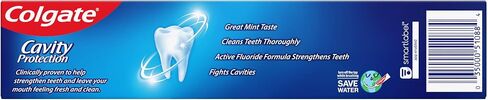 Colgate Cavity Protection Toothpaste with Fluoride, Great Regular Flavor, 6 Ounce (Pack of 6) in Saudi Arabia