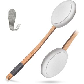 Toem Lotion Applicator for Back | Easy Reach | Self-Application of Cream Sunscreen Self Tanner | Includes 1 Applicator Handle, 4 Pads & 1 Hook (4 Pads) in Saudi Arabia
