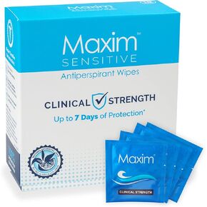 Antiperspirant Deodorant Towelette - Deodorant Wipes Individually Wrapped, Contains Active Aluminum Chloride, Excessive Sweating And Hyperhidrosis Treatment (4-Pack, 10 Wipes Per Pack)