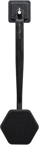 Tooletries - Back Scrubber & Hook - Silicone Long Handle Bath Shower Back Brush, Back Scrubber Body Exfoliator + Removable & Reusable Hook - Charcoal in Kuwait