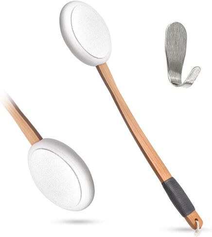 Toem Lotion Applicator for Back | Easy Reach | Self-Application of Cream Sunscreen Self Tanner | Includes 1 Applicator Handle, 4 Pads & 1 Hook (4 Pads) in Saudi Arabia