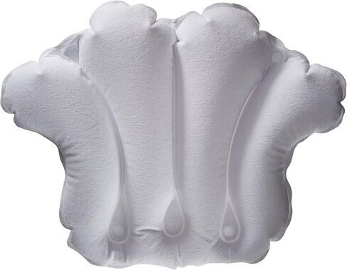 Aquasentials Inflatable Bath Pillow - Terry Cloth (Light Tan) in Saudi Arabia