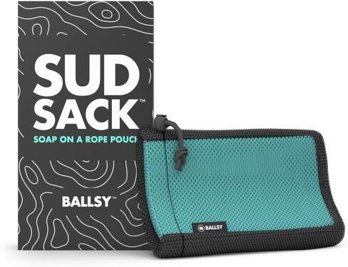 Ballsy Sud Sack Soap Pouch, Exfoliating Sponge for Baths and Showers in Saudi Arabia