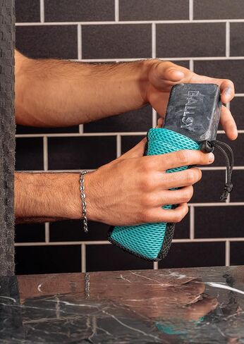 Ballsy Sud Sack Soap Pouch, Exfoliating Sponge for Baths and Showers in Saudi Arabia