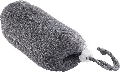 Freeman Net Soap Pouch, Exfoliating Mesh Body Scrubber, Bath & Shower Pouf Removes Dead Skin, Dirt, & Impurities, for Soap Bars, Mild Exfoliation, Self-Tan Prep, 4 Count in Saudi Arabia