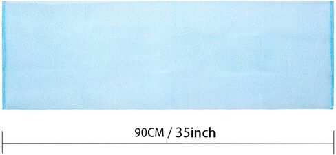 ARCH&M Exfoliating Washcloth Towel Japanese Washcloth Nylon Bath Wash Towel Korean Exfoliating Towel Beauty Washcloth Sponge Loofah Body Scrub Back Scrubber for Shower Cloth 3 Pack (Blue x 3) in Saudi Arabia