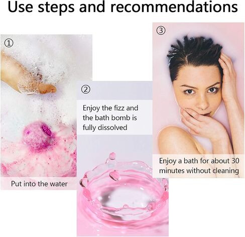 Bath Bombs Gift Set, 20 Wonderful Fizz Effect Handmade Bath Bombs for Valentine’s Day, Christmas, Mother’s Day, Father’s Day, Children’s Day, Birthday, Thanksgiving Day& Any Anniversaries in Saudi Arabia