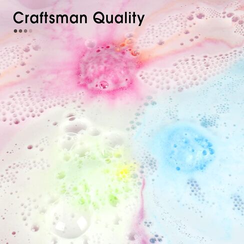 iHave Bath Bombs للنساء، 12 مجموعة قنابل حمام صغيرة، مجموعة هدايا سبا للنساء، قنابل حمام طبيعية مصنوعة يدويًا غنية بالزيوت العطرية، هدايا رومانسية لها متعددة الألوان in Kuwait