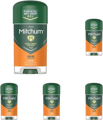 Mitchum Men's Deodorant, Antiperspirant Stick, Triple Odor Defense Invisible Solid, 48 Hr Protection, Dermatologist Tested, Clean Control, 2.7 Oz (Pack of 1) in Saudi Arabia