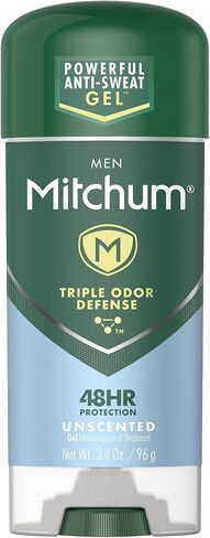 Mitchum Antiperspirant Deodorant Stick for Men, Triple Odor Defense Gel, 48 Hr Protection, Dermatologist Tested, Mountain Air, 2.25 oz (3202-00) in Kuwait