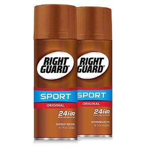 Right Guard Sport Deodorant Aerosol Spray, Original, 8.5 Ounce (Pack of 2) in Kuwait