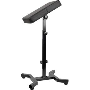 Tattoo Arm Rest XL, large Tattoo Armrest Stand, Tattoo Arm Rest Heavy Duty, Metal Bold Tripod base, Stability Strongly, Adjustable Height, Quick installation, Foldable Arm Rest Stand