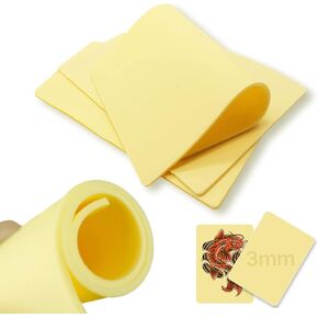 3mm Fake Skin Tattoo Practice Skins - Usiriy Tattoo Fake Skins 3pcs 8x12" Tattoo Practice Skin 3mm Thick Synthetic Tattoo Skins Soft Silicone Skin Practice Pads Piel Sintetica Para Tatuar