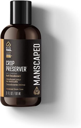 MANSCAPED® The Crop Preserver، مزيل العرق الكري للرجال المضاد للاحتكاك، مرطب صحي للعناية بالذكور يتميز بالصبار المهدئ، 4oz in Kuwait