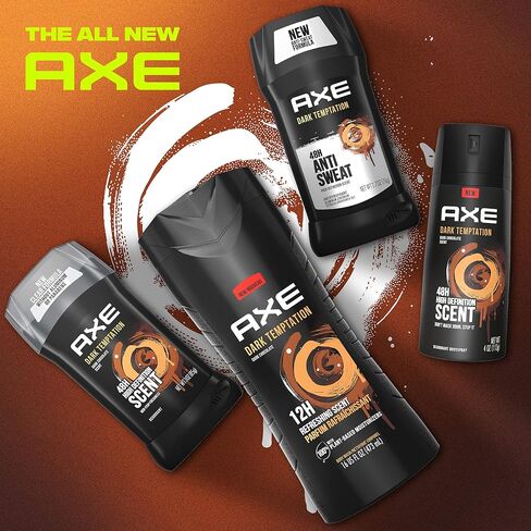 AXE Apollo Deodorant Stick For Long Lasting Odor Protection, Sage And Cedarwood Men's Deo, Aluminum Free 3oz 4 Count in Kuwait