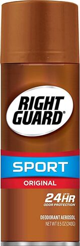 Right Guard Sport Deodorant Aerosol Spray, Original, 8.5 Ounce (Pack of 2) in Kuwait