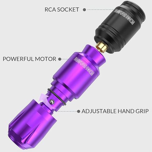 Wormhole Tattoo Kit,Wireless Tattoo Pen Kit, Cordless Tattoo Machine, Rotary Tattoo Pen for Beginner,Tattoo Machine Kit Professional Complete with Tattoo Cartridge Needles, Tattoo Supplies TK039 in Kuwait