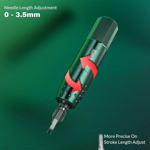 Wormhole Tattoo Kit,Wireless Tattoo Pen Kit, Cordless Tattoo Machine, Rotary Tattoo Pen for Beginner,Tattoo Machine Kit Professional Complete with Tattoo Cartridge Needles, Tattoo Supplies TK531 in Kuwait