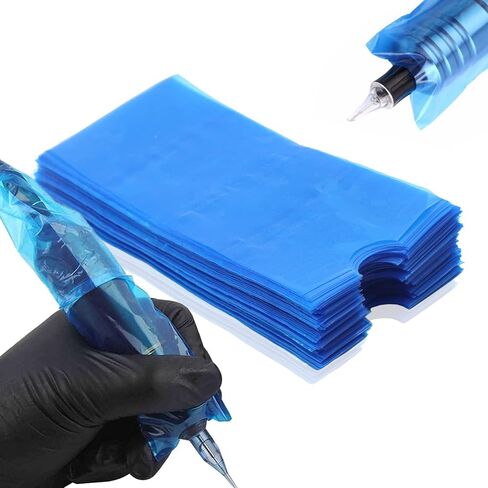 Narkysus 200pcs قلم الوشم يغطي خرطوشة المتاح قلم الوشم نوع آلة يغطي أكياس قلم الوشم الأبيض آلة قلم الوشم يغطي الأكمام الوشم عدة لوازم الوشم in Kuwait
