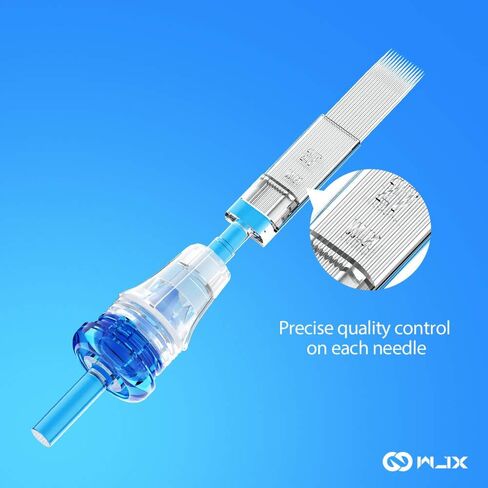 WJX Tattoo Cartridges 20Pcs Disposable Needles Bugpin Round Liner 1001RL in Kuwait