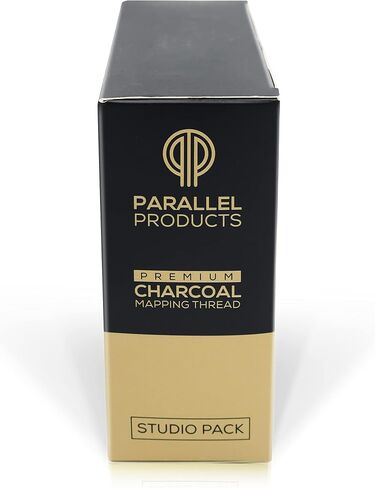 Parallel Products - Premium Eyebrow Mapping String for Microblading - Pre-Inked - 1 mm Charcoal Thread - Essential Brow Microblading Supplies - 15 Meters per Box in Saudi Arabia
