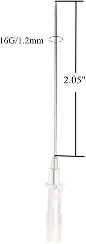 Catheter Piercing Needles,50Pcs Mixed IV Catheter Needles 14G 16G 18G 20G and 22G Ear Nose Piercing Needles Hollow Needles for Lip Tongue Belly Navel Nipple Cartilage Piercing Kit in Kuwait