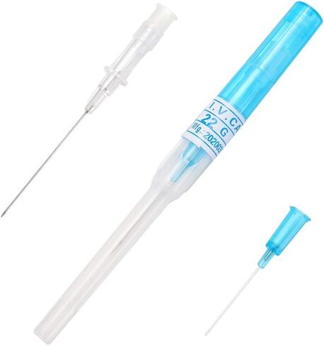 Catheter Piercing Needles,50Pcs Mixed IV Catheter Needles 14G 16G 18G 20G and 22G Ear Nose Piercing Needles Hollow Needles for Lip Tongue Belly Navel Nipple Cartilage Piercing Kit in Kuwait