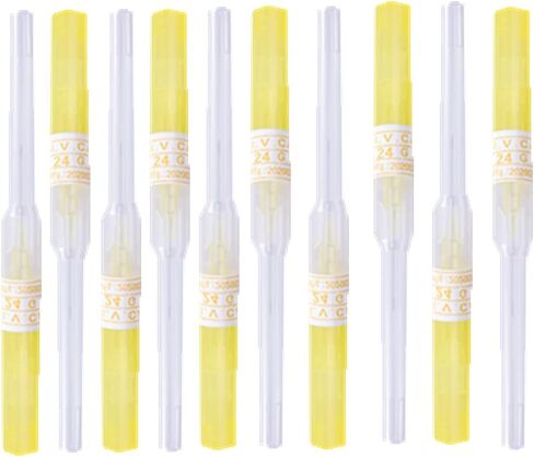 Catheter Piercing Needles 10Pcs 18 Gauge Ear Nose Piercing Needles IV Catheter Needles for Piercing Cleaned Body Tattoo Tools Piercing Kit Piercing Supplies in Kuwait