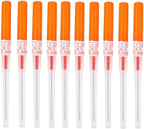 Catheter Piercing Needles 10Pcs 18 Gauge Ear Nose Piercing Needles IV Catheter Needles for Piercing Cleaned Body Tattoo Tools Piercing Kit Piercing Supplies in Kuwait