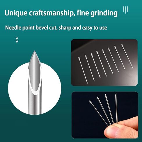 25 قطعة من إبر الثقب المختلطة، 12 جرام 14 جرام 16 جرام 18 جرام 20 جرام 5 قطع من كل إبرة ثقب الجسم المعقمة المصنوعة من الفولاذ المقاوم للصدأ للاستعمال مرة واحدة للأنف والشفاه والحاجز والأذن وثقب الحاجب in Kuwait