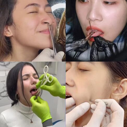 25 قطعة من إبر الثقب المختلطة، 12 جرام 14 جرام 16 جرام 18 جرام 20 جرام 5 قطع من كل إبرة ثقب الجسم المعقمة المصنوعة من الفولاذ المقاوم للصدأ للاستعمال مرة واحدة للأنف والشفاه والحاجز والأذن وثقب الحاجب in Kuwait