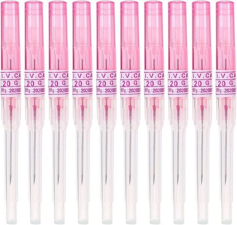 Piercing Needles,10pcs Mix Gauge Needle Steel Catheter Piercing Needles,Nose Piercing Needle for Tattoo Supply,Piercing Tools(MIX 10PCS) in Saudi Arabia