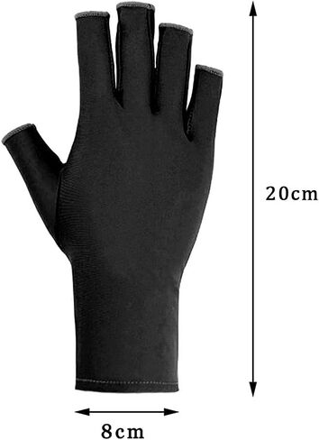 قفازات Jawpaw للأشعة فوق البنفسجية للأظافر، وقفازات للأشعة فوق البنفسجية لمصباح الأظافر الهلامي بعامل حماية من الأشعة فوق البنفسجية 50+ وقفازات حماية من الأشعة فوق البنفسجية لتقليم الأظافر وقفازات بدون أصابع لحماية الأيدي من الأشعة فوق البنفسجية للأظافر in Kuwait