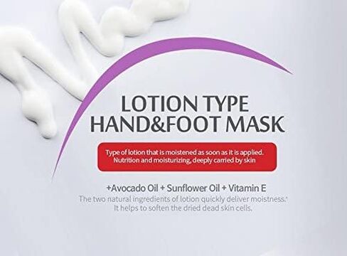 Epielle Moisturizing Foot Masks (Socks 6pk) for foot heel to toe and callus | Foot Cream & Lotion - Sunflower Seed Oil + Avocado Oil + Vitamin E,Mothers Day GIfts in Saudi Arabia