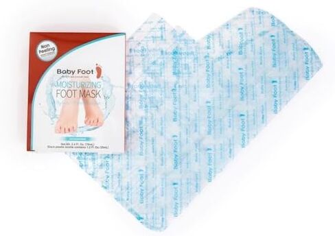 Baby Foot Unscented Non-Peel Moisturing Mask – Hydrate and Refesh Feet in 15-Minute - No Pain Feet Treatment - For Men and Women - Smooth and rich moisturizer for Baby Soft Feet in Saudi Arabia