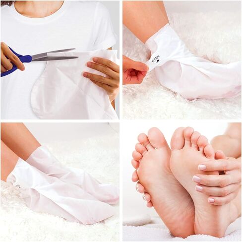 2 Pairs Foot Peel Mask Exfoliant for Soft Feet in 1-2 Weeks, Exfoliating Booties for Peeling Off Calluses & Dead Skin, For Men & Women Lavender by BEALUZ in Saudi Arabia