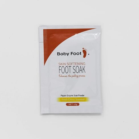 Baby Foot Spa Bundle - Original Exfoliant Foot Peel + 2 Foot Soaks and 1 Foot Scrub - Baby Feet Smoothening Foot Peel, Soak and Scrub - Citrus scent - Baby Soft Foot Exfoliation Bundle Set in Saudi Arabia
